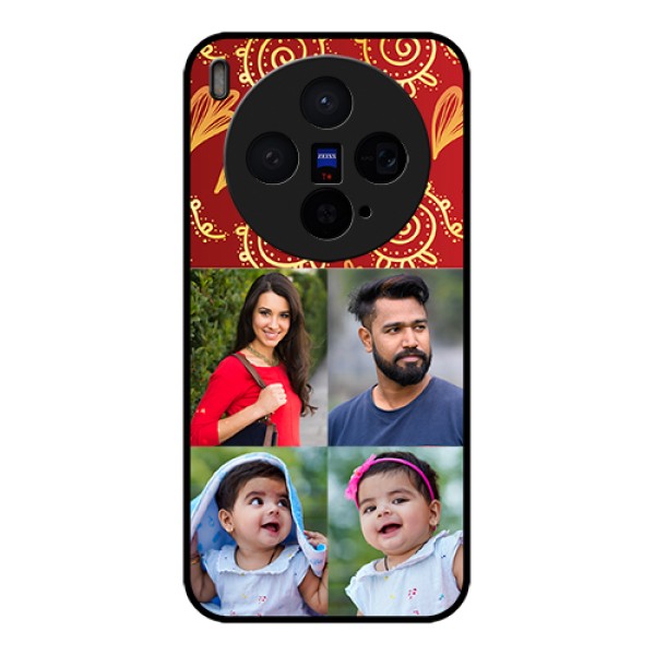 Vivo X300 5G Custom Glass Phone Case - 4 Image Traditional Design