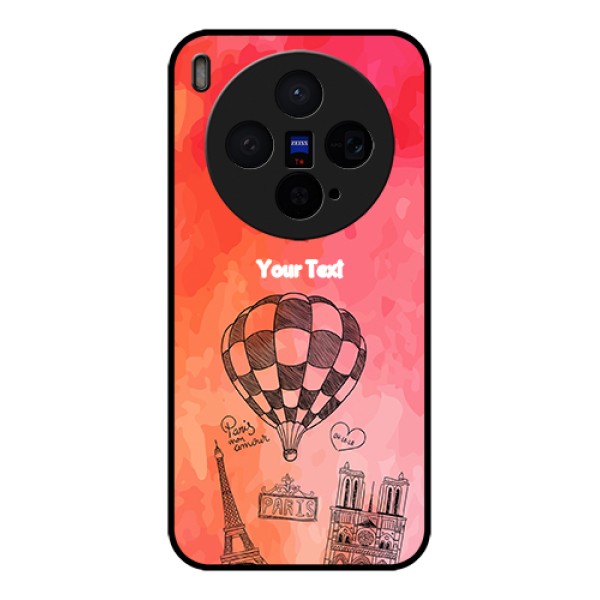 Vivo X300 5G Custom Glass Phone Case - Paris Theme Design