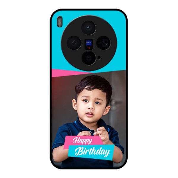 Vivo X300 5G Custom Glass Phone Case - Image Holder With 2 Color Design