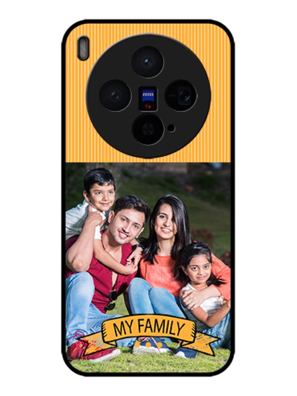 Custom Vivo X300 5G Custom Glass Phone Case - My Family Design