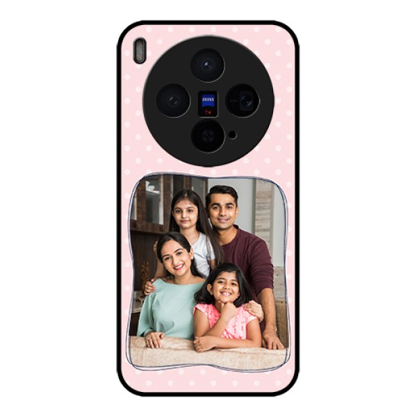 Vivo X300 5G Custom Glass Phone Case - Family With Dots Design