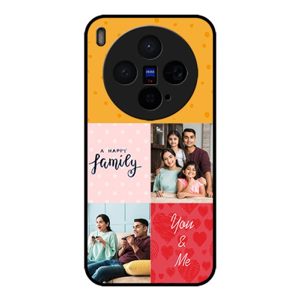 Vivo X300 5G Custom Glass Phone Case - Images With Quotes Design