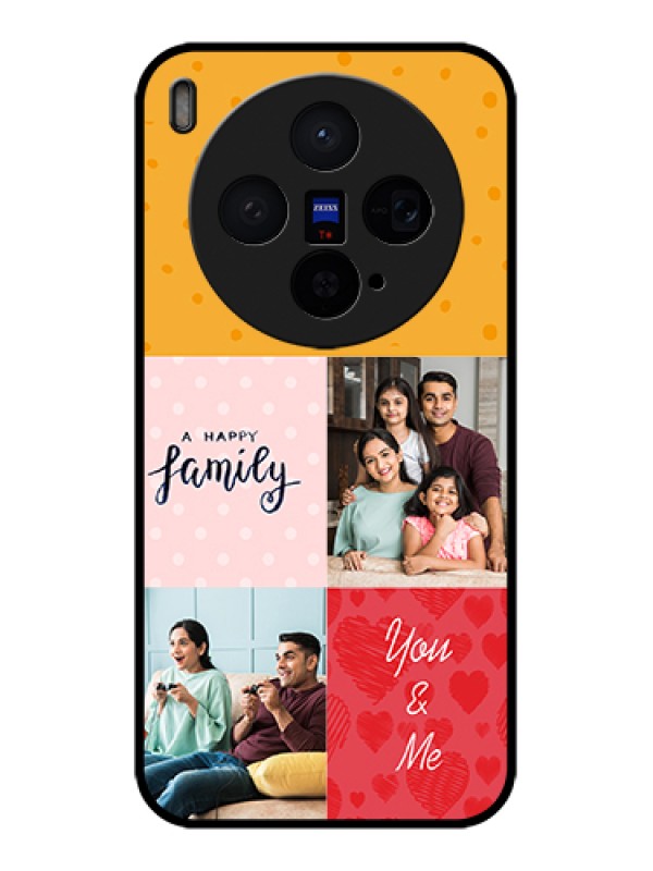 Custom Vivo X300 5G Custom Glass Phone Case - Images With Quotes Design