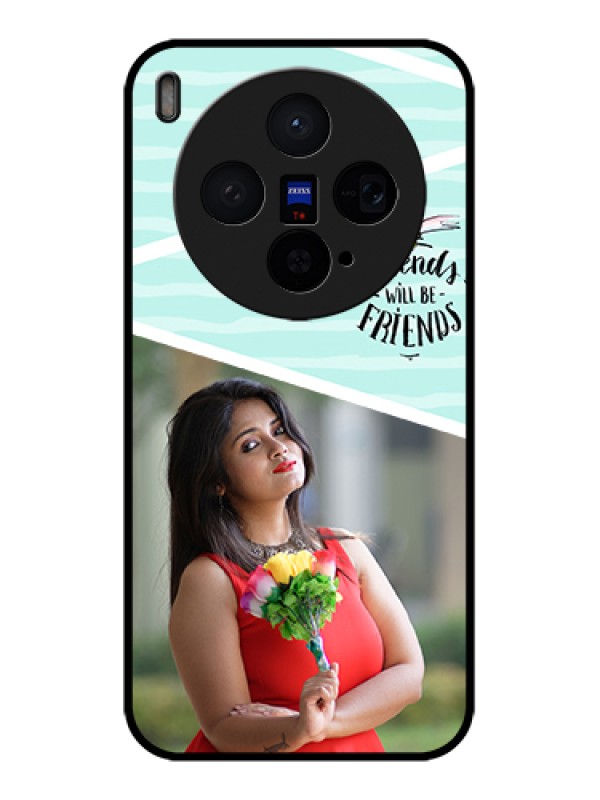 Custom Vivo X300 5G Custom Glass Phone Case - Friends Picture Icon Design