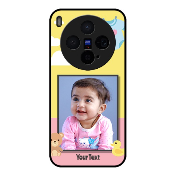 Vivo X300 5G Custom Glass Phone Case - Kids 2 Color Design
