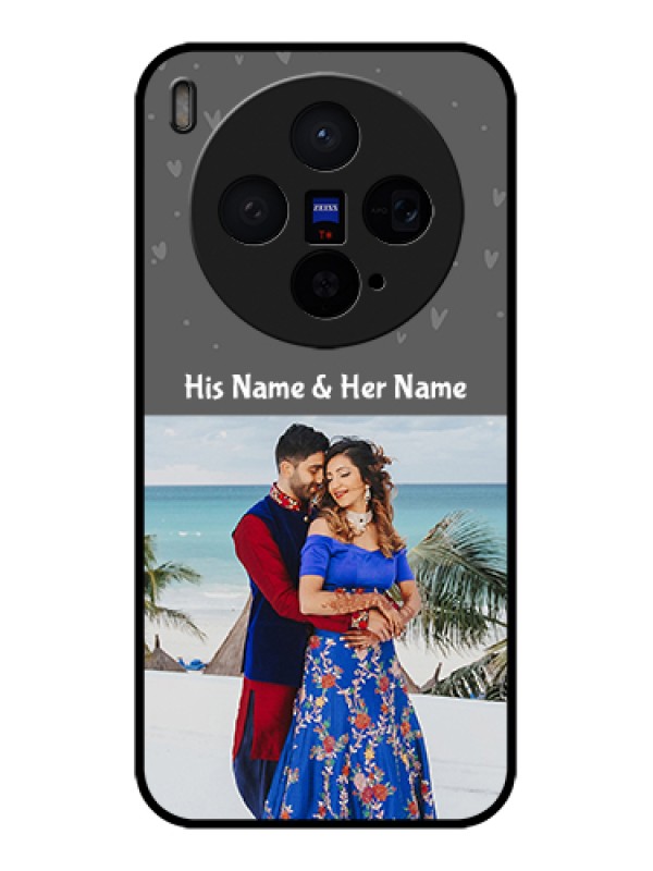Custom Vivo X300 5G Custom Glass Phone Case - Buy Love Design With Photo Online