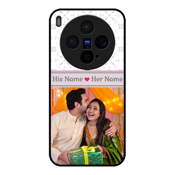 Vivo X300 5G Custom Glass Phone Case - With Photo And Ethnic Design Vivo X300 5G Custom Glass Phone Case - With Photo And Ethnic Design