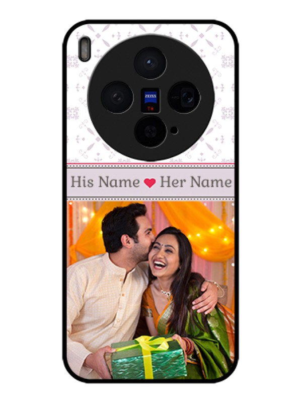 Custom Vivo X300 5G Custom Glass Phone Case - With Photo And Ethnic Design