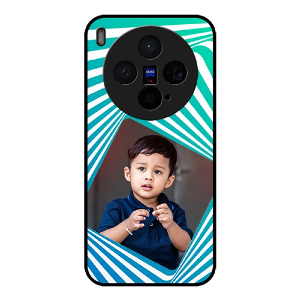 Vivo X300 5G Custom Glass Phone Case - Abstract Spiral Design