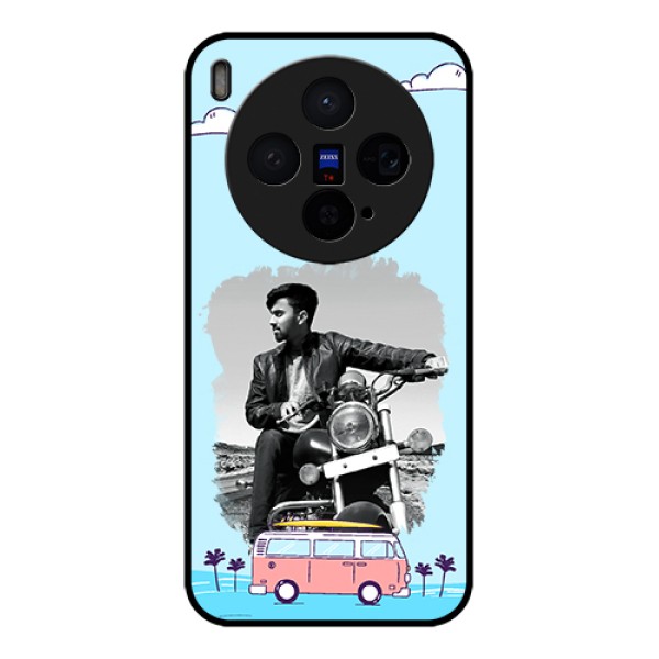 Vivo X300 5G Custom Glass Phone Case - Travel & Adventure Design