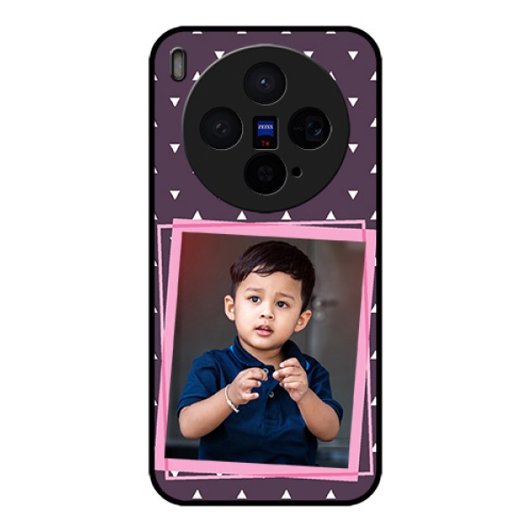 Vivo X300 5G Custom Glass Phone Case - Triangle Pattern Dotted Design Vivo X300 5G Custom Glass Phone Case - Triangle Pattern Dotted Design