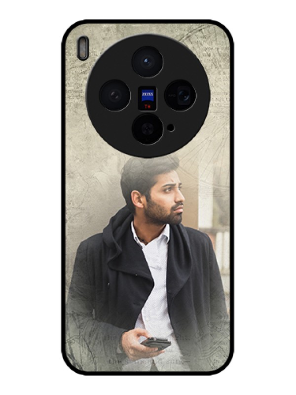 Custom Vivo X300 5G Custom Glass Phone Case - With Vintage Design