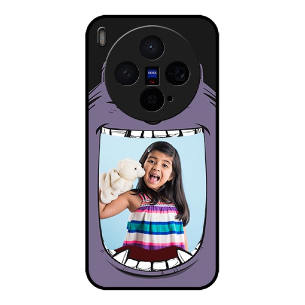 Vivo X300 5G Custom Glass Phone Case - Angry Monster Design