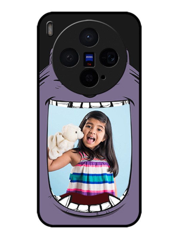 Custom Vivo X300 5G Custom Glass Phone Case - Angry Monster Design