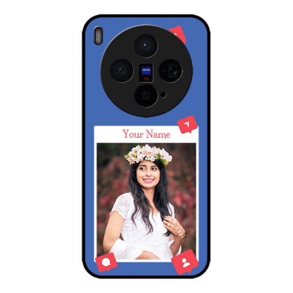 Vivo X300 5G Custom Glass Phone Case - Like Share And Comment Design Vivo X300 5G Custom Glass Phone Case - Like Share And Comment Design