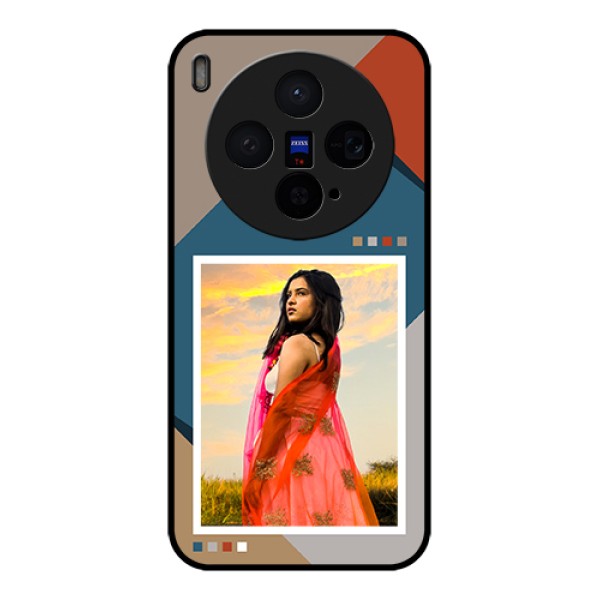 Vivo X300 5G Custom Glass Phone Case - Retro Color Pallet Design