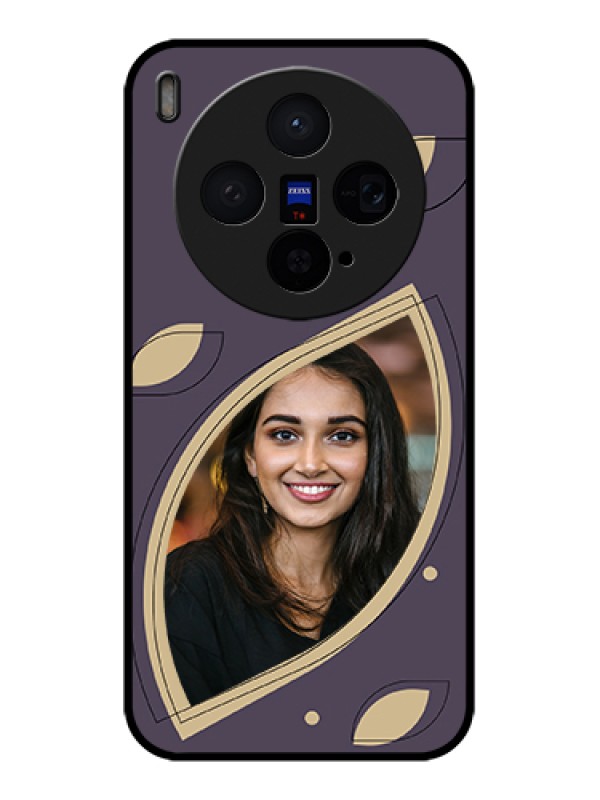 Custom Vivo X300 5G Custom Glass Phone Case - Falling Leaf Design