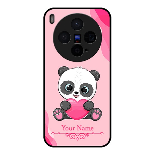 Vivo X300 5G Custom Glass Phone Case - Cute Panda Design