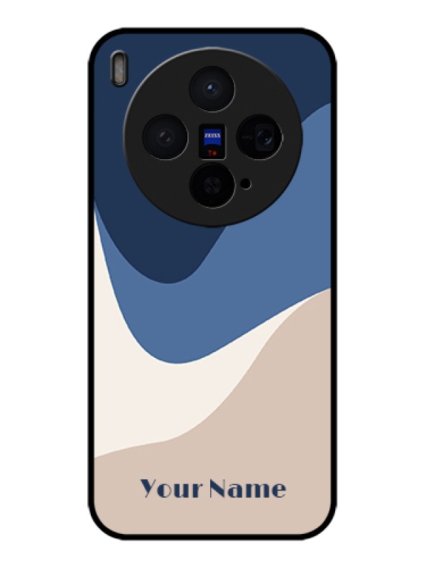Custom Vivo X300 5G Custom Glass Phone Case - Abstract Drip Art Design