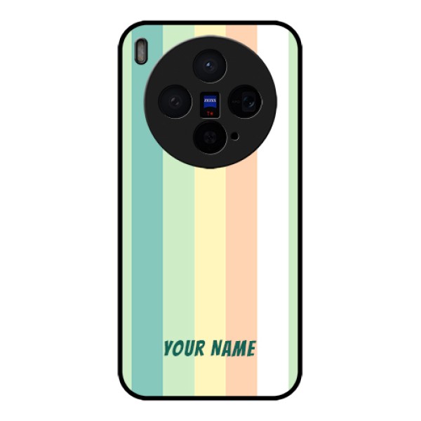 Vivo X300 5G Custom Glass Phone Case - Multi - Colour Stripes Design Vivo X300 5G Custom Glass Phone Case - Multi - Colour Stripes Design