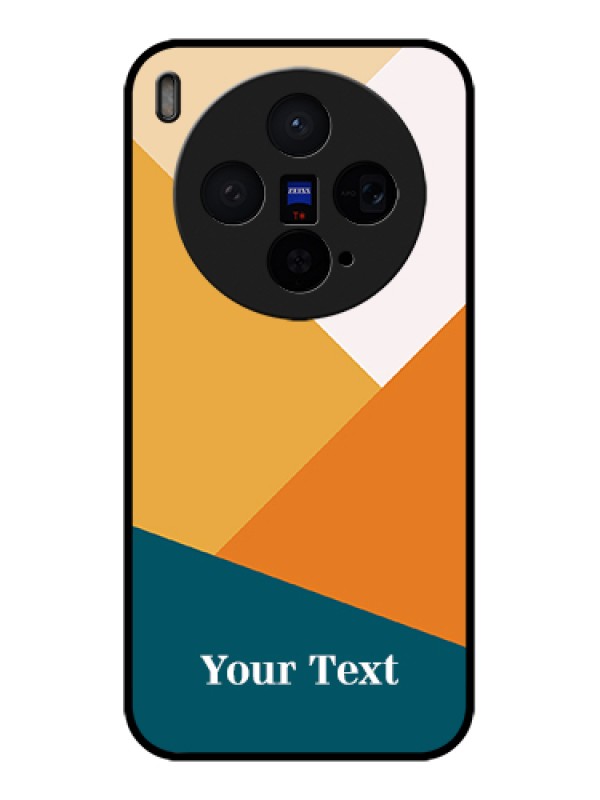 Custom Vivo X300 5G Custom Glass Phone Case - Stacked Multi - Colour Design