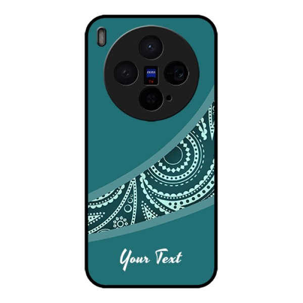 Vivo X300 5G Custom Glass Phone Case - Semi Visible Floral Design Vivo X300 5G Custom Glass Phone Case - Semi Visible Floral Design