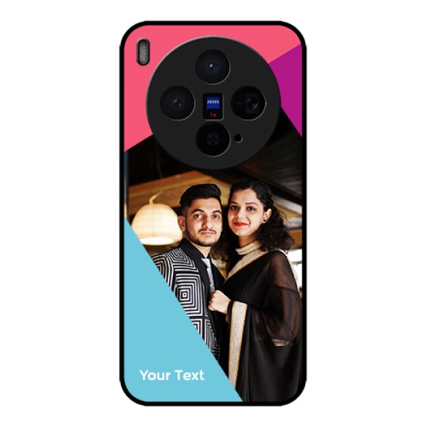 Vivo X300 5G Custom Glass Phone Case - Stacked Triple Colour Design Vivo X300 5G Custom Glass Phone Case - Stacked Triple Colour Design