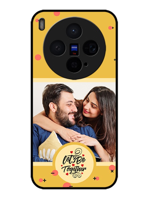 Custom Vivo X300 5G Custom Glass Phone Case - Lets Be Together Design