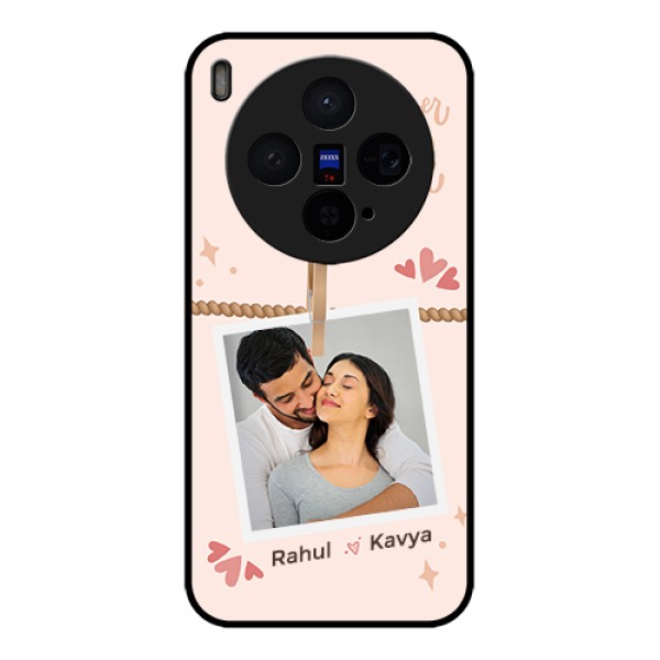 Vivo X300 5G Custom Glass Phone Case - Forever And Ever Love Design Vivo X300 5G Custom Glass Phone Case - Forever And Ever Love Design