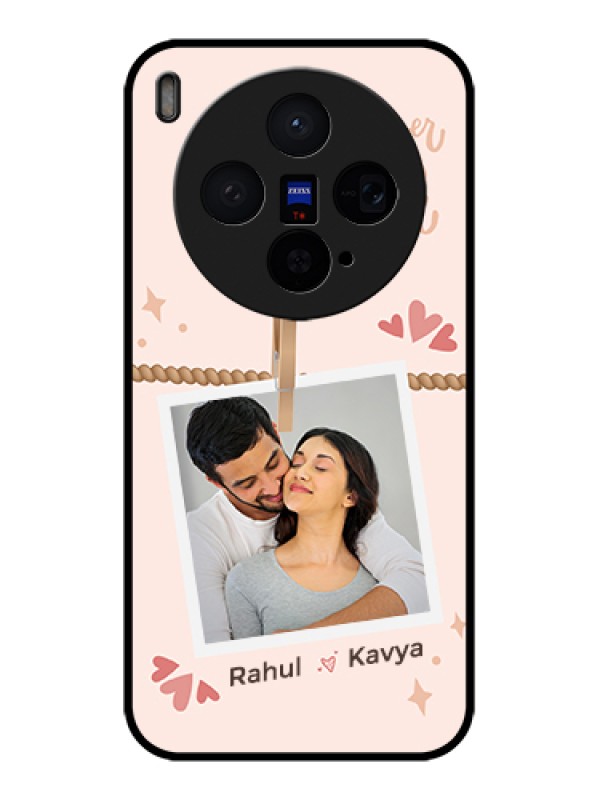 Custom Vivo X300 5G Custom Glass Phone Case - Forever And Ever Love Design