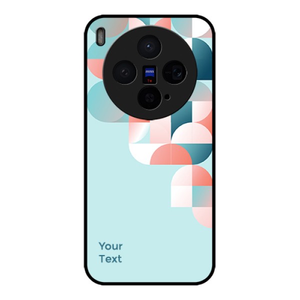 Vivo X300 5G Custom Glass Phone Case - Stylish Semi - Circle Pattern Design