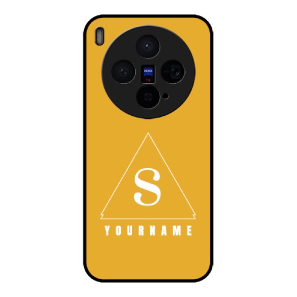 Vivo X300 5G Custom Glass Phone Case - Simple Triangle Design