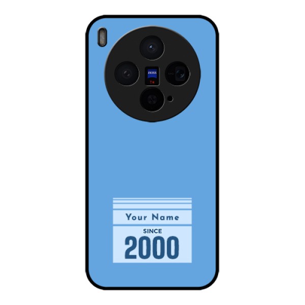 Vivo X300 5G Custom Glass Phone Case - Custom Year Of Birth Design