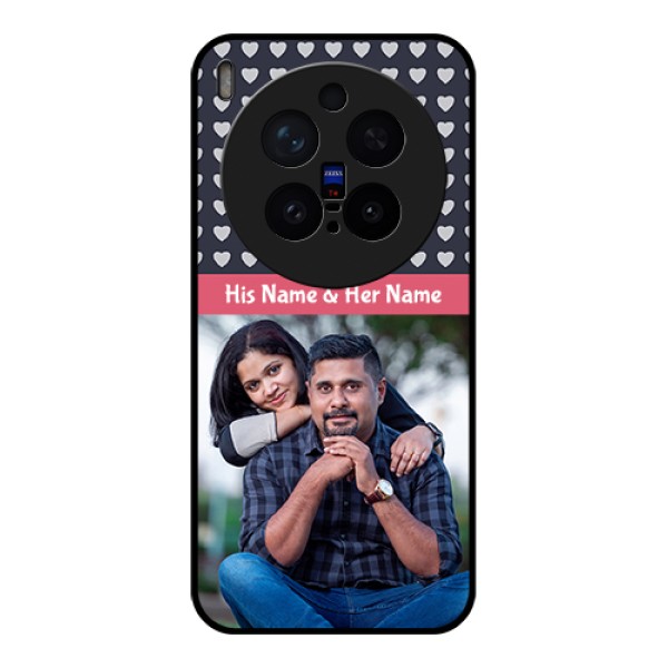 Vivo X300 Pro 5G Custom Glass Phone Case - Love Symbols Design