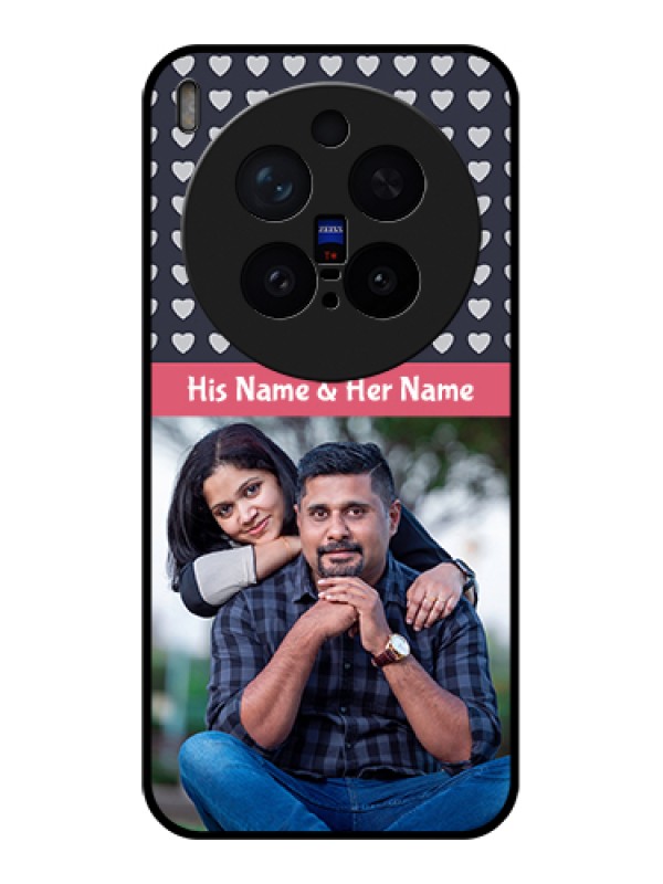 Custom Vivo X300 Pro 5G Custom Glass Phone Case - Love Symbols Design