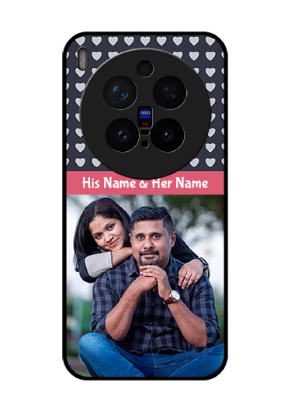 Vivo X300 Pro 5G Custom Glass Phone Case - Love Symbols Design