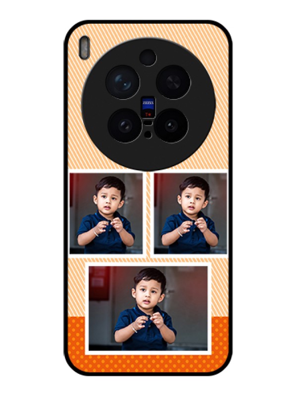 Custom Vivo X300 Pro 5G Custom Glass Phone Case - Bulk Photos Upload Design