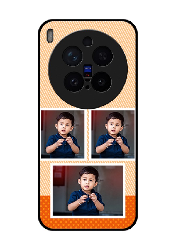Vivo X300 Pro 5G Custom Glass Phone Case - Bulk Photos Upload Design