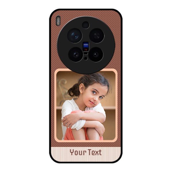 Vivo X300 Pro 5G Custom Glass Phone Case - Simple Pic Upload Design