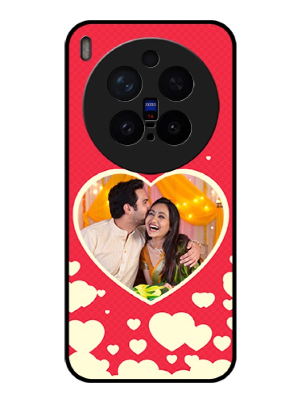 Custom Vivo X300 Pro 5G Custom Glass Phone Case - Love Symbols Phone Cover Design