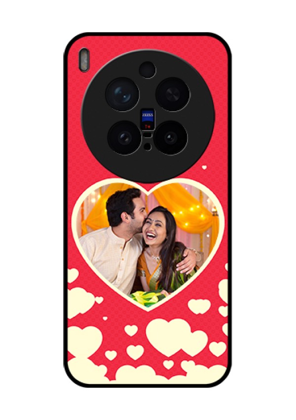 Vivo X300 Pro 5G Custom Glass Phone Case - Love Symbols Phone Cover Design