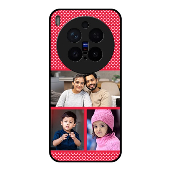 Vivo X300 Pro 5G Custom Glass Phone Case - Bulk Photo Upload Design