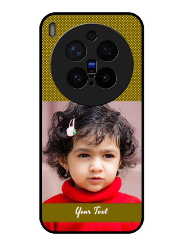 Custom Vivo X300 Pro 5G Custom Glass Phone Case - Simple Green Color Design