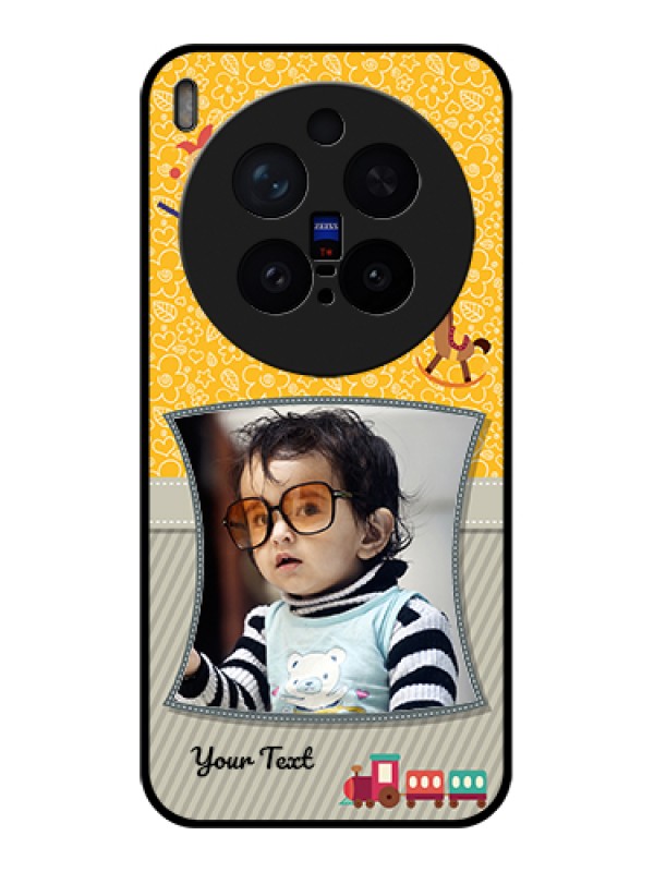 Custom Vivo X300 Pro 5G Custom Glass Phone Case - Baby Picture Upload Design