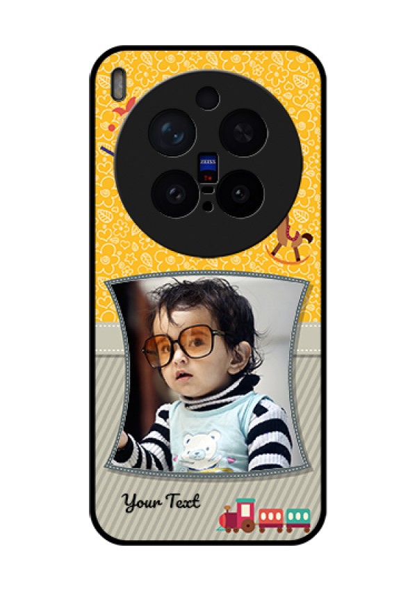 Vivo X300 Pro 5G Custom Glass Phone Case - Baby Picture Upload Design