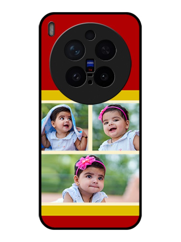 Custom Vivo X300 Pro 5G Custom Glass Phone Case - Multiple Pic Upload Design