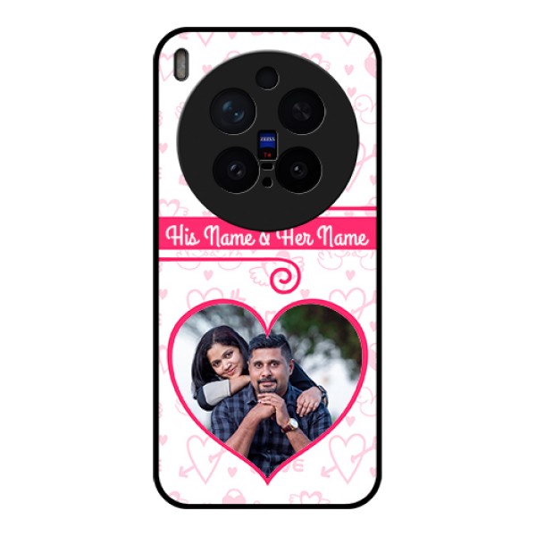 Vivo X300 Pro 5G Custom Glass Phone Case - Heart Shape Love Design