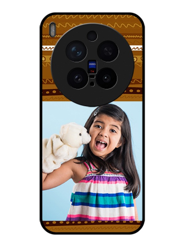 Custom Vivo X300 Pro 5G Custom Glass Phone Case - Friends Picture Upload Design