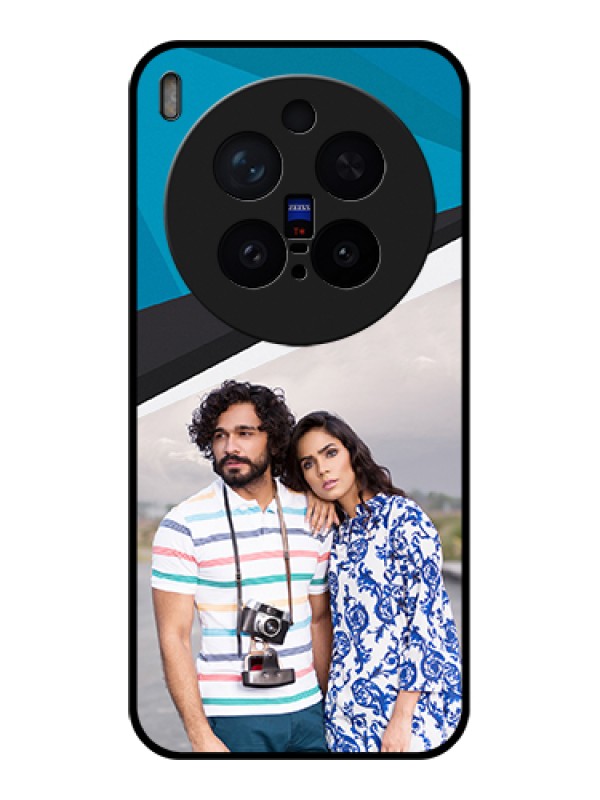 Custom Vivo X300 Pro 5G Custom Glass Phone Case - Simple Pattern Photo Upload Design