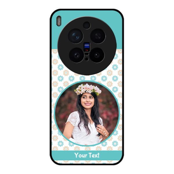 Vivo X300 Pro 5G Custom Glass Phone Case - Beautiful Flowers Design